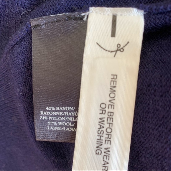 Ann Taylor wool embroidered sweater cardigan - Picture 6 of 6